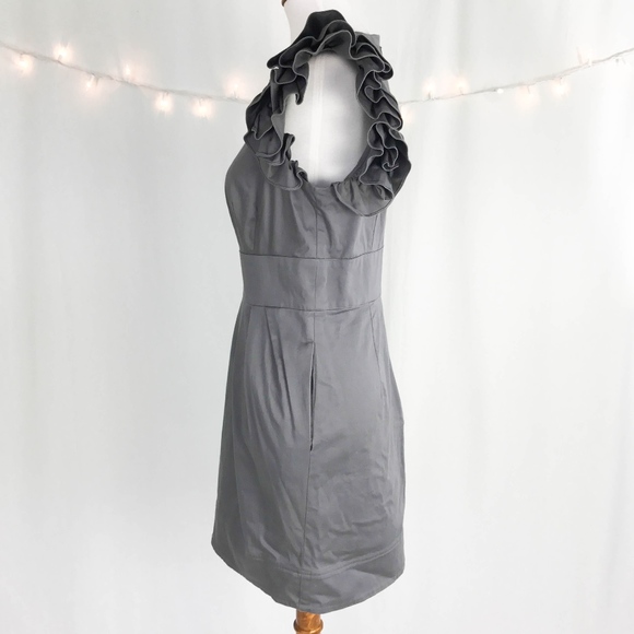 Jessica Simpson Dress Ruffled Flutter Sleeve Sz 10 - Picture 4 of 8